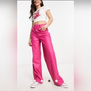 199. NWT - ONLY Hope High Waisted Faux Leather Pants